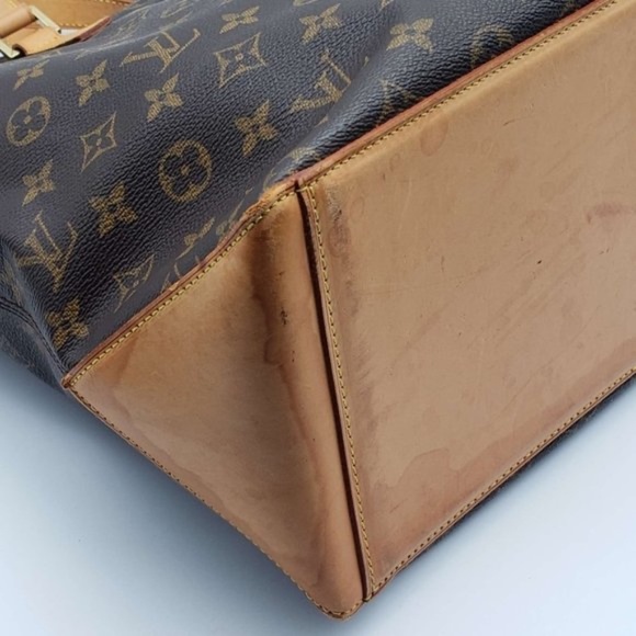 100% Authentic Louis Vuitton Cabas Mezzo Browns Monogram Tote Bag #0695 - Picture 10 of 16
